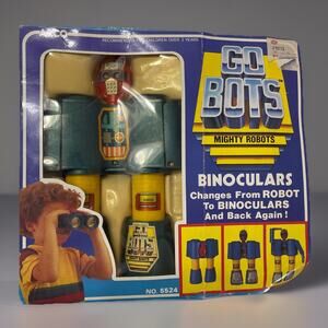 1985 Arco Gobots Go Bots Binoculars Robot Action Figure Transformer Toy Box 5524